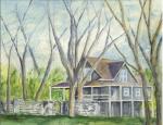Fabyan Guest House Watercolor